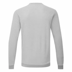 Adidas Core Crew Golf Sweater -Putter Sales Adidas AW22 Core Crew Pullover HN4552 SWADI330 Grey 3 Back