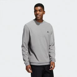 Adidas Core Crew Golf Sweater -Putter Sales Adidas AW22 Core Crew Pullover HN4552 SWADI330 Grey 3 Model 1