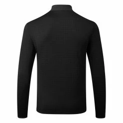 Adidas DWR 1/4 Zip Golf Sweater -Putter Sales Adidas AW22 DWR Quarter Zip Left Chest HM8280 SWADI322 Black Back