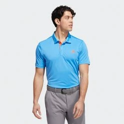 Adidas 2022 Drive Primegreen Golf Polo Shirt -Putter Sales Adidas AW22 Drive Primegreen Polo Shirt HM5357 SHADI671 M Pulse Blue Model 1