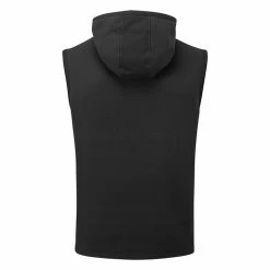 Adidas Statement Full Zip Hooded Golf Vest -Putter Sales Adidas AW22 Hoodie Vest HF6566 SWADI314 L Black Back
