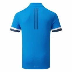 Adidas Statement Primegreen HEAT.RDY Golf Polo Shirt -Putter Sales Adidas SS22 Heat.Rdy Polo Shirt HI4753 Code SHADI698 Blue Rush Back