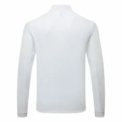 Adidas Elevated 1/4 Zip Golf Sweater 5 Adidas Elevated 1/4 Zip Golf Sweater -Putter Sales Adidas SS23 Elevated Quarter Zip Sweater IB6113 SWADI344 S White Back