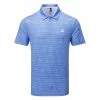 Adidas Stripe Zipper Golf Polo Shirt