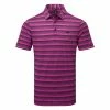 Adidas Two Colour Stripe Polo Shirt