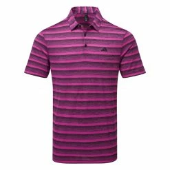 Adidas Two Colour Stripe Polo Shirt