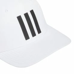 Adidas 3 Stripe Tour Golf Cap -Putter Sales Adidas Three Stripe Tour Cap White 3