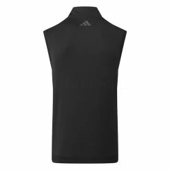 Adidas Elevated 1/4 Zip Golf Vest -Putter Sales Adidas Elevated 1 4 Zip Golf Vest Black IB4542 Back