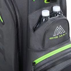 Bigmax Big Max Dri-Lite Sport Golf Cart Bag -Putter Sales Big Max Dri Lite Sport Golf Cart Bag Charcoal Lime 3