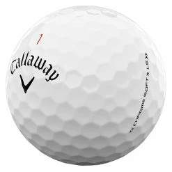 Callaway Chrome Soft X LS Golf Balls -Putter Sales Callaway 2022 Chrome Soft X LS Golf Balls White 3
