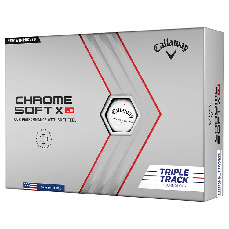 Callaway Chrome Soft X LS Triple Track Golf Balls 1 Callaway Chrome Soft X LS Triple Track Golf Balls