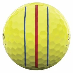 Callaway Chrome Soft X LS Triple Track Golf Balls -Putter Sales Callaway 2022 Chrome Soft X LS Triple Track Golf Balls Yellow 3