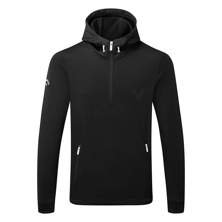 Callaway Aquapel Swing Tech 1/4 Zip Golf Hoodie 1 Callaway Aquapel Swing Tech 1/4 Zip Golf Hoodie