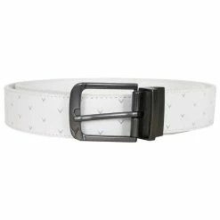 Callaway Chev Leather Golf Belt Caviar