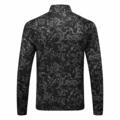 Callaway Camo 1/4 Zip Golf Sweater 5 Callaway Camo 1/4 Zip Golf Sweater -Putter Sales Callaway SS22 Camo 1 4 Zip Sweater Caviar CGKSC0K5 002 SWCAL074 back