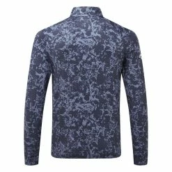 Callaway Camo 1/4 Zip Golf Sweater 5 Callaway Camo 1/4 Zip Golf Sweater -Putter Sales Callaway SS22 Camo 1 4 Zip Sweater Peacoat CGKSC0K5 410 SWCAL076 back