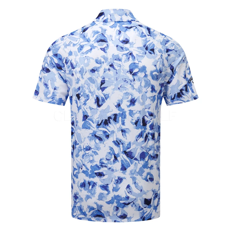 Callaway Tye Dye Leaf Golf Polo Shirt 3 Callaway Tye Dye Leaf Golf Polo Shirt - Image 3