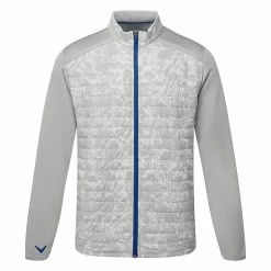 Callaway Abstract Camo Print Mixed Media Golf Wind Jacket