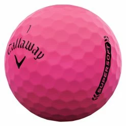 Callaway Supersoft Matte Golf Balls 6 Callaway Supersoft Matte Golf Balls -Putter Sales Callaway Supersoft Golf Balls Pink 3