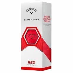 Callaway Supersoft Matte Golf Balls -Putter Sales Callaway Supersoft Golf Balls Red 4