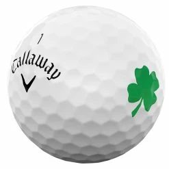 Callaway Supersoft Shamrock Golf Balls -Putter Sales Callaway Supersoft Golf Balls Shamrock White 3