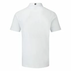 FootJoy Stretch Pique Solid Golf Polo Shirt 8 FootJoy Stretch Pique Solid Golf Polo Shirt -Putter Sales FOOTJOY 91823 FJ PERF SS SHIRT ATH WHITE BACK