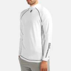 FootJoy ProDry Performance Golf Base Layer -Putter Sales FOOTJOY THERMAL BASE LAYER WHITE FRONT model 1