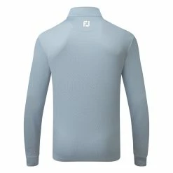 FootJoy ThermoSeries 1/2 Zip Golf Pullover -Putter Sales FootJoy AW22 Thermoseries Midlayer Sweater 88813 SWFOO161 L Grey Stone Back