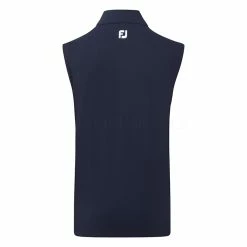 FootJoy Knit Full Zip Golf Vest 8 FootJoy Knit Full Zip Golf Vest -Putter Sales FootJoy SS22 Knit Full Zip Golf Vest Navy 88456 Back