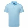 FootJoy Cloud Camo Trim Lisle Golf Polo Shirt