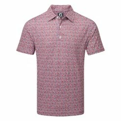 FootJoy Confetti Print Pique Golf Polo Shirt