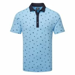 FootJoy Scattered Floral Pique Golf Polo Shirt
