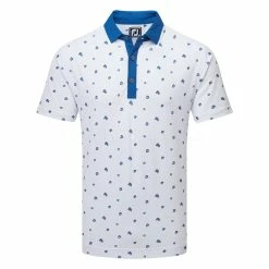 FootJoy Scattered Floral Pique Golf Polo Shirt