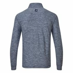 FootJoy Space Dye Chill-Out 1/4 Zip Golf Pullover 5 FootJoy Space Dye Chill-Out 1/4 Zip Golf Pullover -Putter Sales FootJoy SS23 Space Dye Chill Out Midlayer 87969 SWFOO179 S Navy Back