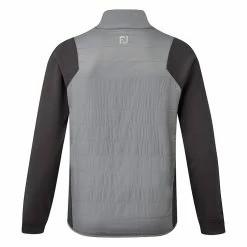 FootJoy Quilted Thermal Golf Wind Jacket -Putter Sales FootJoy AW20 FJ Quilted Jacket 92970 Code WTFOO056 Charcoal Grey back