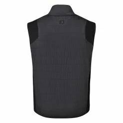 FootJoy Quilted Thermal Golf Wind Vest -Putter Sales FootJoy AW20 FJ Quilted Vest 92971 Code WTFOO057 Black back