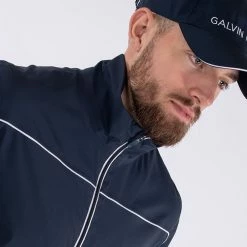 Galvingreen Galvin Green Ace Waterproof Golf Jacket -Putter Sales Galvin Green AW21 Ace Waterproof Jacket G110431 Code WJGAL427 M Navy White Model 2