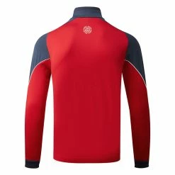Galvingreen Galvin Green Daxton Insula Golf Pullover -Putter Sales Galvin Green AW22 DAXTON G124202 RED NAVY WHITE Back