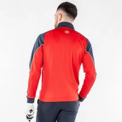 Galvingreen Galvin Green Daxton Insula Golf Pullover -Putter Sales Galvin Green AW22 DAXTON G124202 RED NAVY WHITE Model 3
