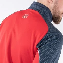 Galvingreen Galvin Green Daxton Insula Golf Pullover -Putter Sales Galvin Green AW22 DAXTON G124202 RED NAVY WHITE Model 4