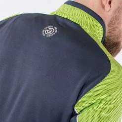 Galvingreen Galvin Green Daxton Insula Golf Pullover -Putter Sales Galvin Green AW22 DAXTON G124238 NAVY LIME WHITE Model 4