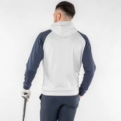 Galvingreen Galvin Green Devlin Insula Golf Hoodie -Putter Sales Galvin Green AW22 DEVLIN HOODED G134273 COOL GREY NAVY Model 3