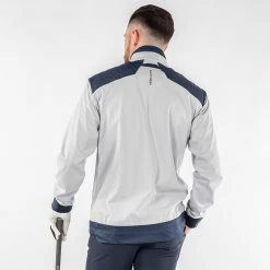 Galvingreen Galvin Green Liam Interface-1 Golf Wind Jacket -Putter Sales Galvin Green AW22 LIAM G122273 COOL GREY NAVY Model 3