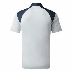 Galvingreen Galvin Green Mapping Golf Polo Shirt -Putter Sales Galvin Green AW22 Mapping Polo Shirt G136403 SHGAL574 M Cool Grey Navy White Back