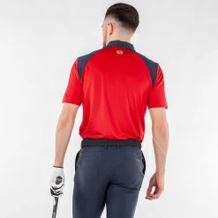 Galvingreen Galvin Green Mapping Golf Polo Shirt -Putter Sales Galvin Green AW22 Mapping Polo Shirt G136423 SHGAL575 M Red Navy White Model 3