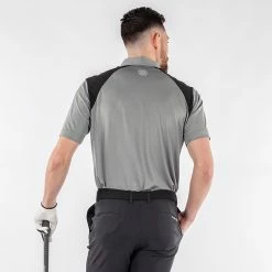 Galvingreen Galvin Green Mapping Golf Polo Shirt -Putter Sales Galvin Green AW22 Mapping Polo Shirt G136477 SHGAL578 M Sharkskin Black White Model 3