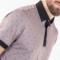 Galvingreen Galvin Green Marlow Golf Polo Shirt -Putter Sales Galvin Green AW22 Marlow Polo Shirt G136177 SHGAL569 L Sharkskin Black Model 2