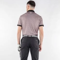 Galvingreen Galvin Green Marlow Golf Polo Shirt -Putter Sales Galvin Green AW22 Marlow Polo Shirt G136177 SHGAL569 L Sharkskin Black Model 3