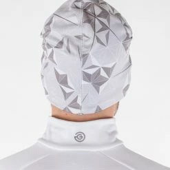 Galvingreen Galvin Green Dikran Insula Golf Beanie -Putter Sales Galvin Green Dikran Hat Cool Grey Sharkskin White 3