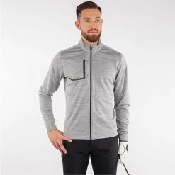 Galvingreen Galvin Green Dennis Insula Golf Jacket -Putter Sales Galvin Green SS22 Dennis Insula Full Zip Jacket G125170 Code SWGAL361 M Light Grey Model 1